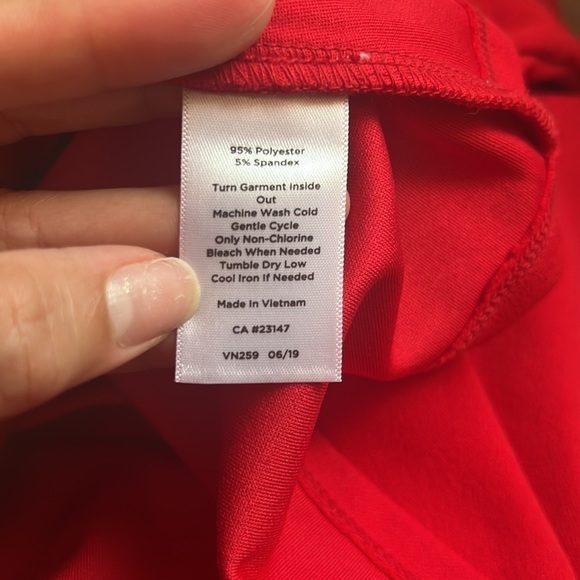 NWT Talbots Faux Wrap Poet Sleeve Crepe
Top Shirt Size: PXL Color: Red - Picture 8 of 9